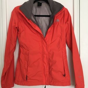 North face Rain Jacket, Coral
